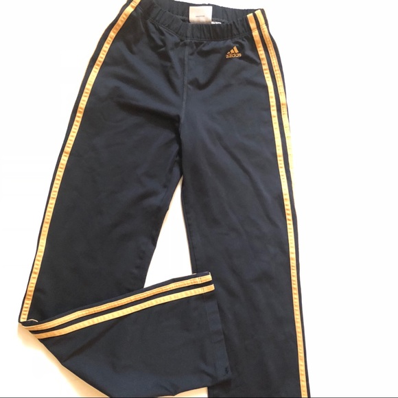 adidas black and gold joggers